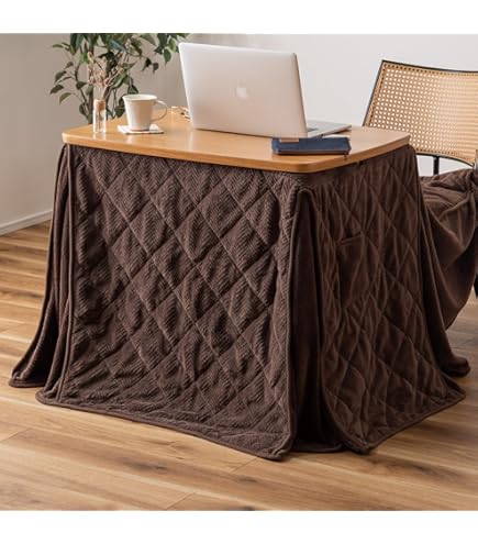 Amazon | [山善] こたつ布団 (デスク こたつ テーブル 専用) 丸洗い